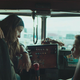 (from left) Juliette Binoche as Sally and Hala Finley as Leila in Paradise Highway.